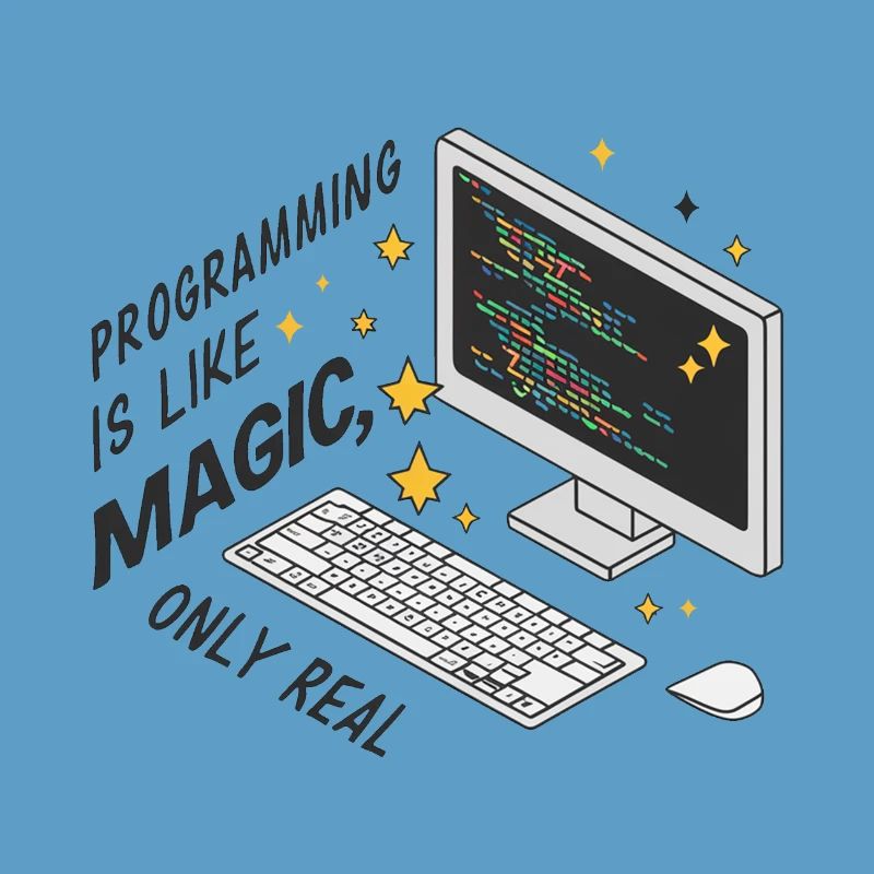 Programming is like magic, only real.