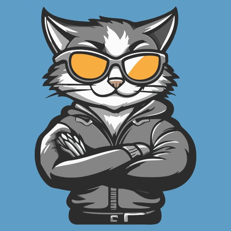 Katze Comic Cool