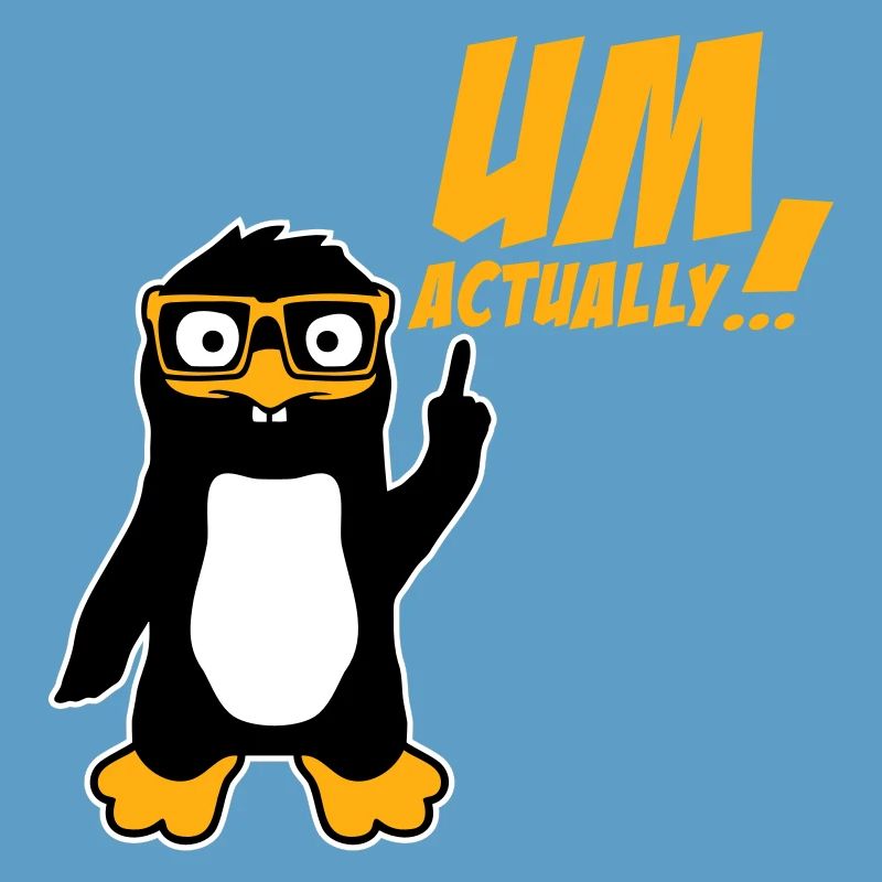 Le Pingouin devient le logo du nerd vraiment drôle