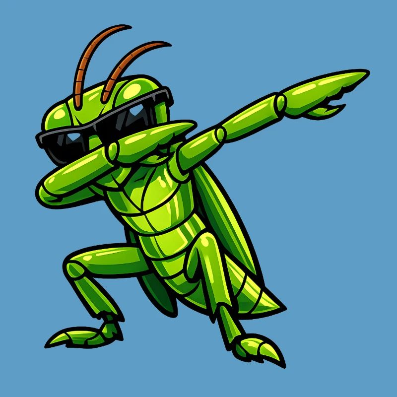 Dabbing Grasshopper