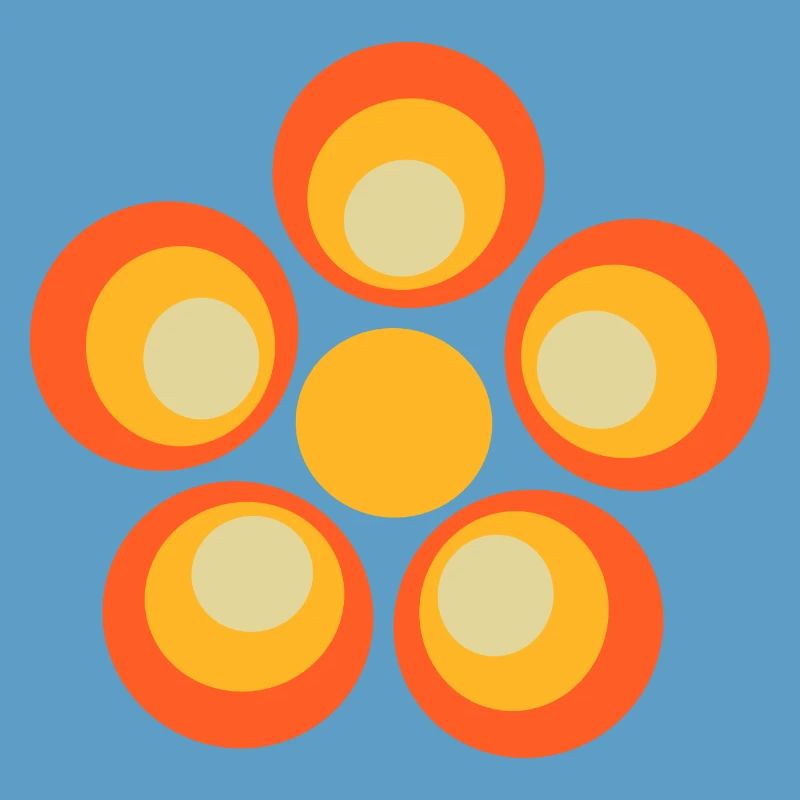 70s Flower Pattern