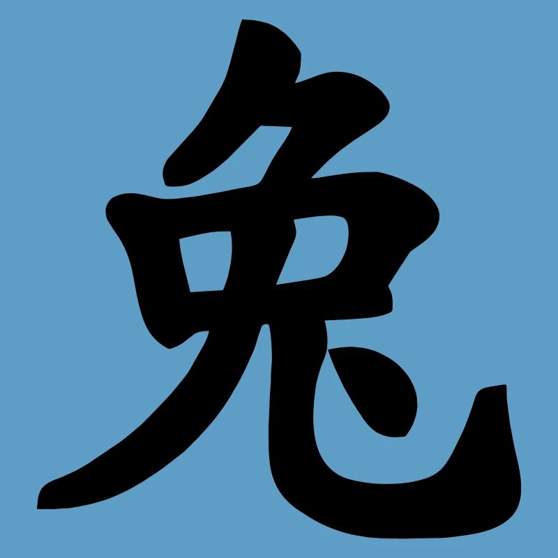 Chinese notebook rabbit shadow image