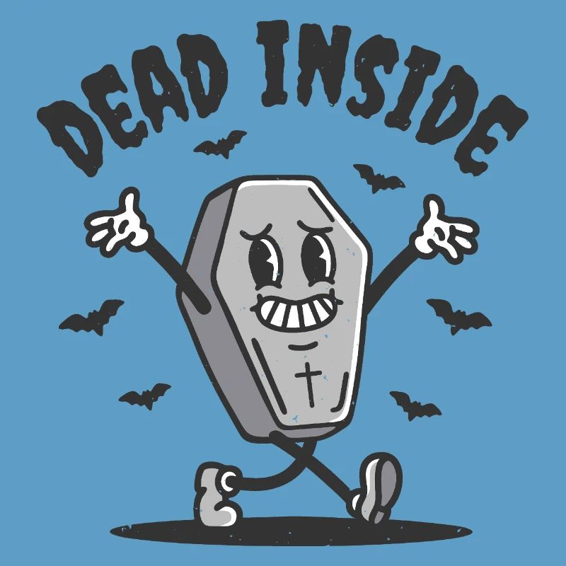 Dead Inside Funny Coffin