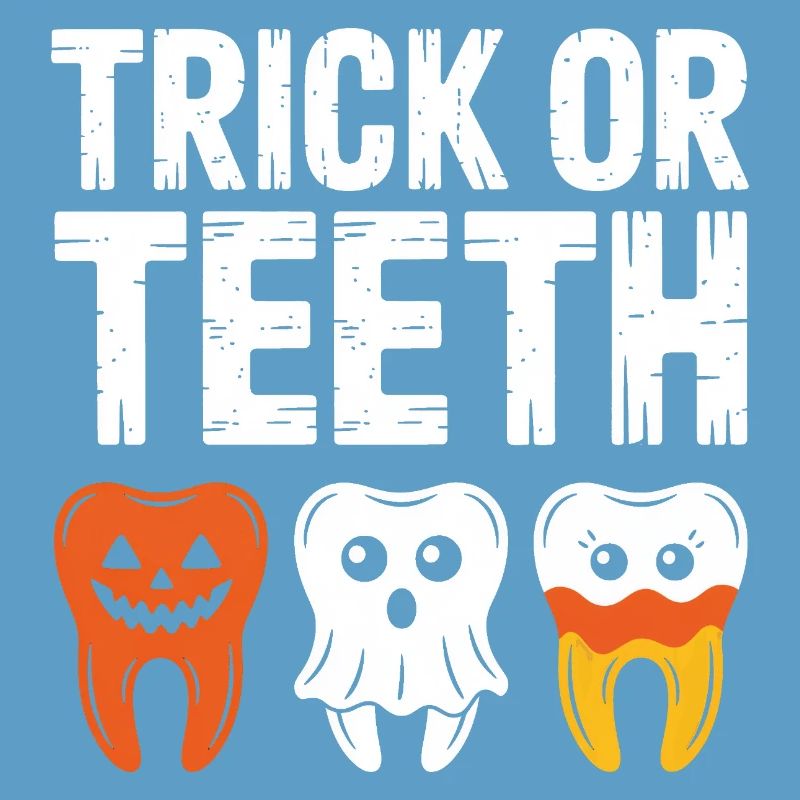 Trick oder Teeth Halloween-T-Shirt