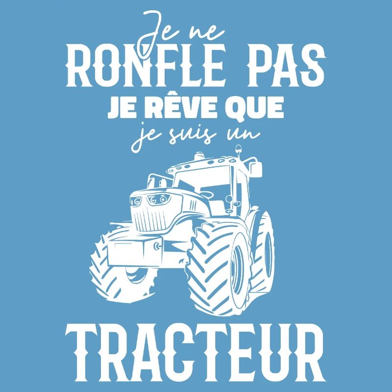 Ich schnarche nicht, ich träume, dass ich ein Traktor bin