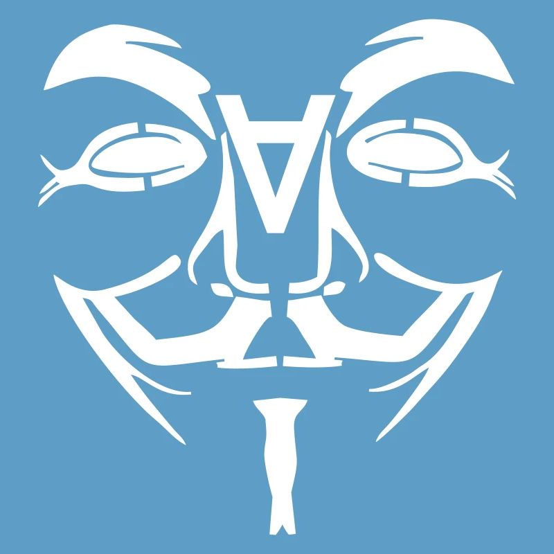 Anonymous Design Face with A