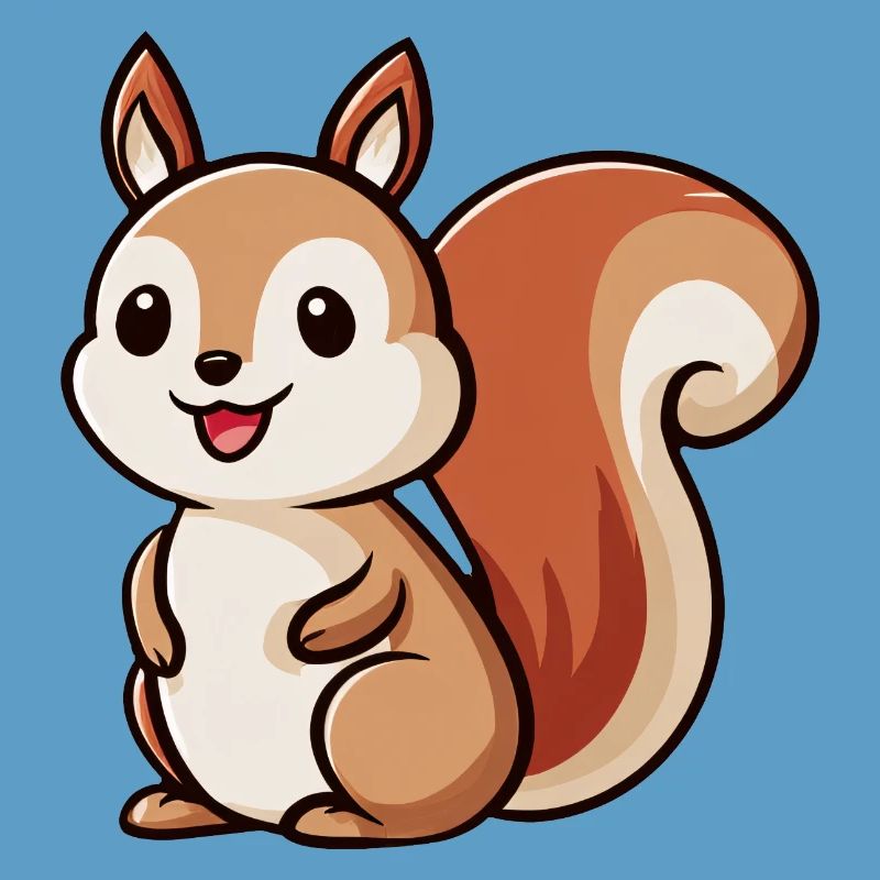 Whimsical Squirrel Charm