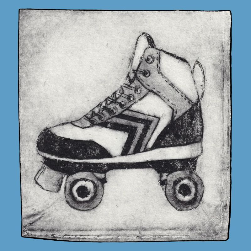 Roller Roller Retro - Sculpté à la main imprimable