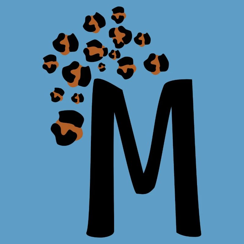 Letter M Leopard Patterns