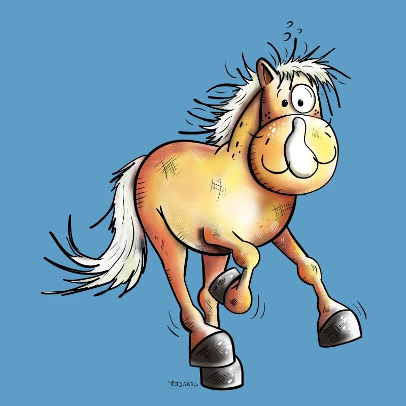 Running Haflinger