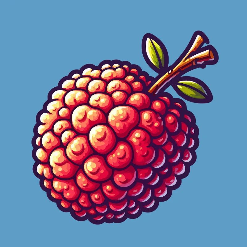 Lychee Pop Art Red