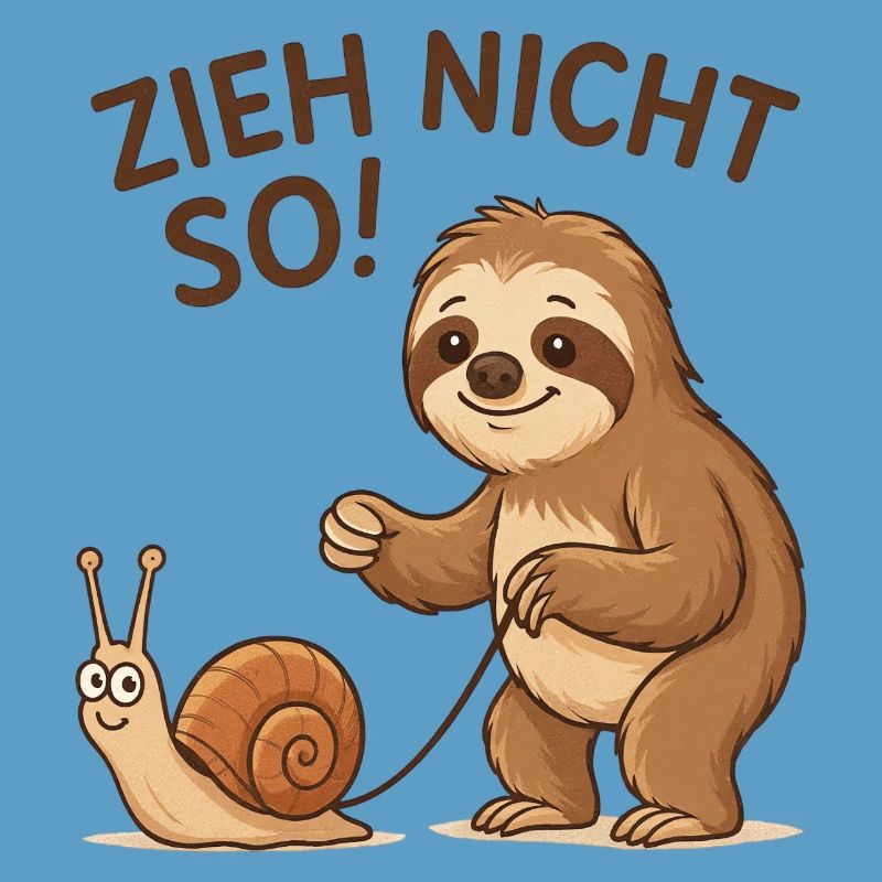 Don't pull like that! Sloth Snail