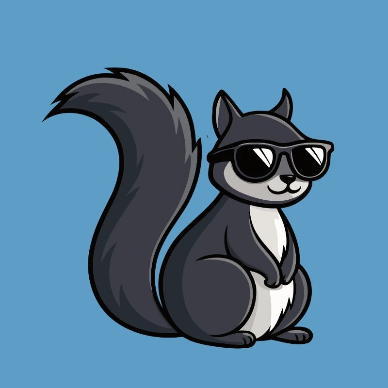 Cool Squirrel Dark Glasses