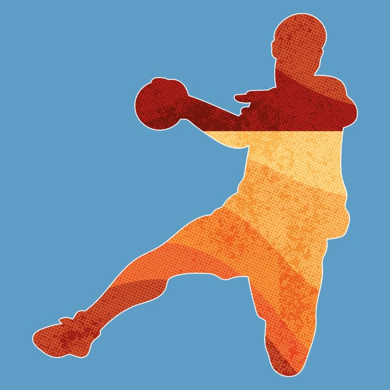 Basketball dunk in retrogradient