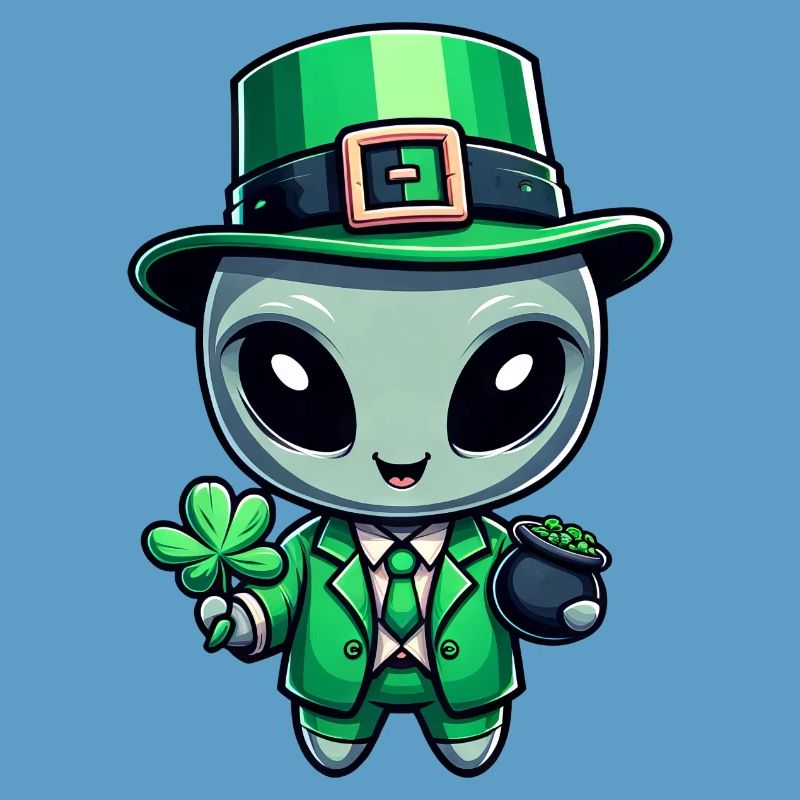 Conception de célébration extraterrestre extraterrestre de la Saint-Patrick