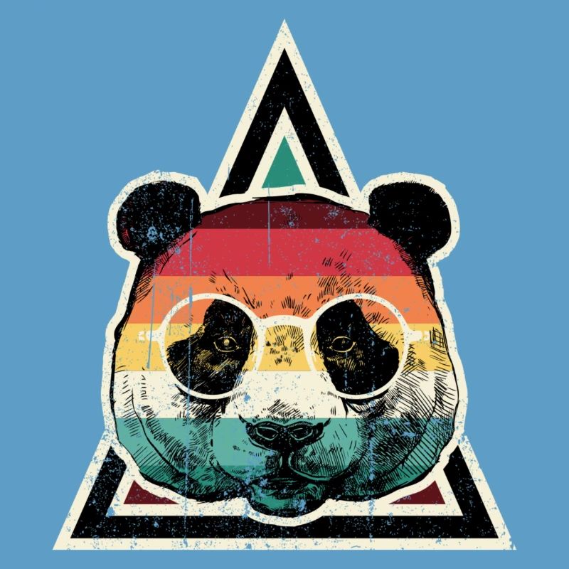 Rainbow Panda Prism