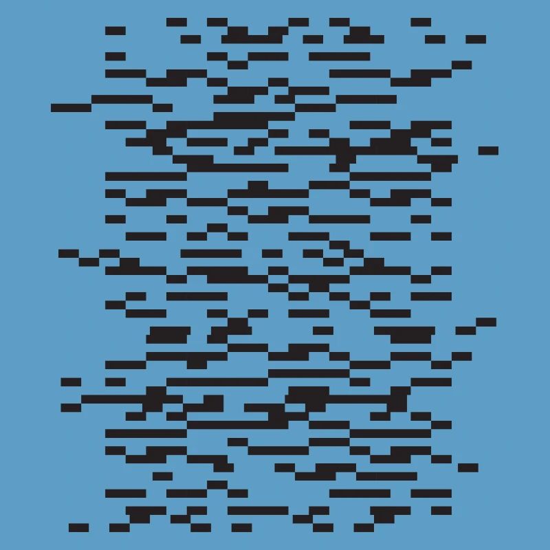 Glitch Stripe Abstract Night