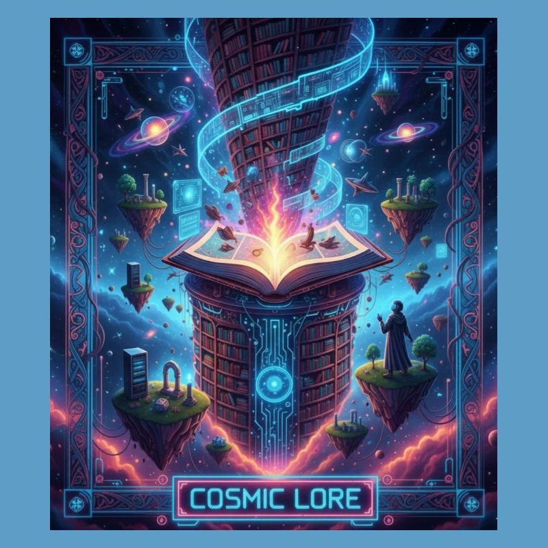 Cosmic Lore and Enchanted Book
