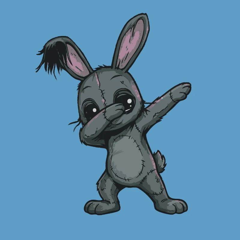 Patchwork Bunny Doodle