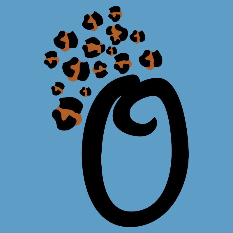 Letter o leopard patterns