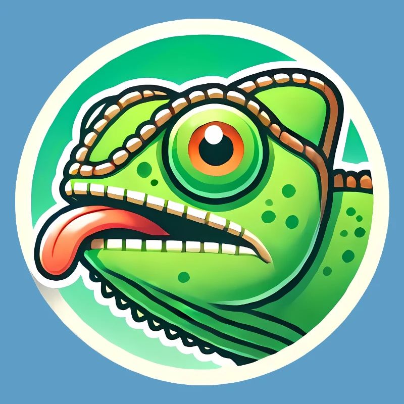 Conception originale de l’insigne de puissance caméléon