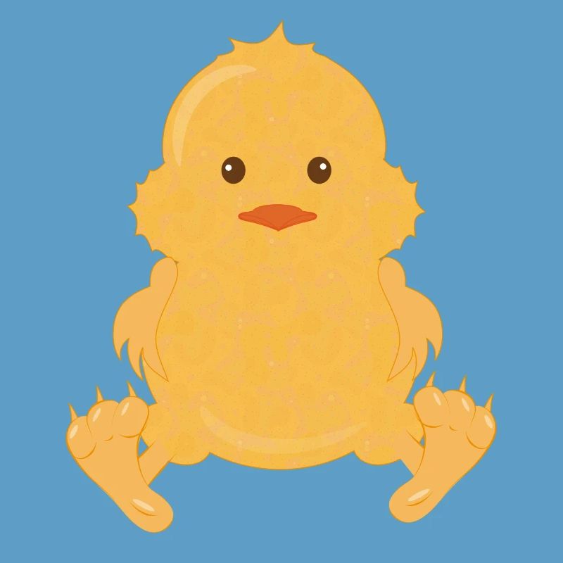 Oh comme c’est doux! Un poussin nouvellement éclos