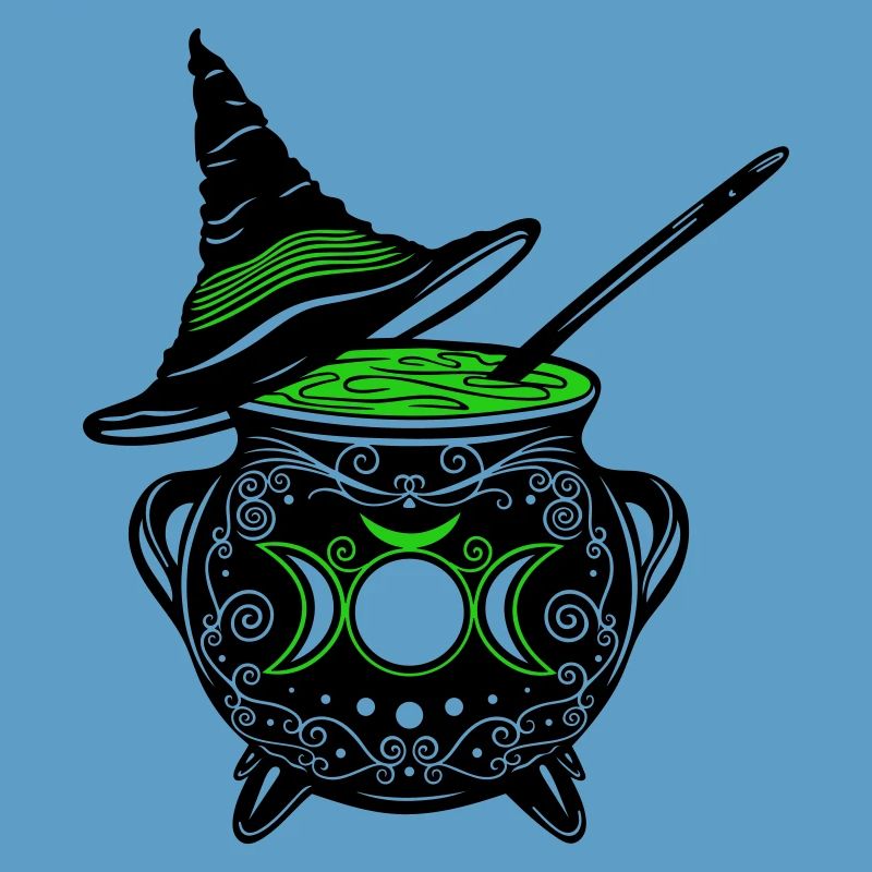 Witch's Cauldron Witch's Hat Witches Walpurgis Night
