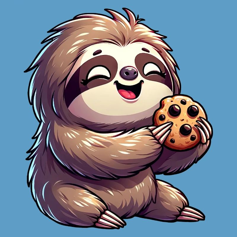 Sloth Cute Biscuit Cookie Delight