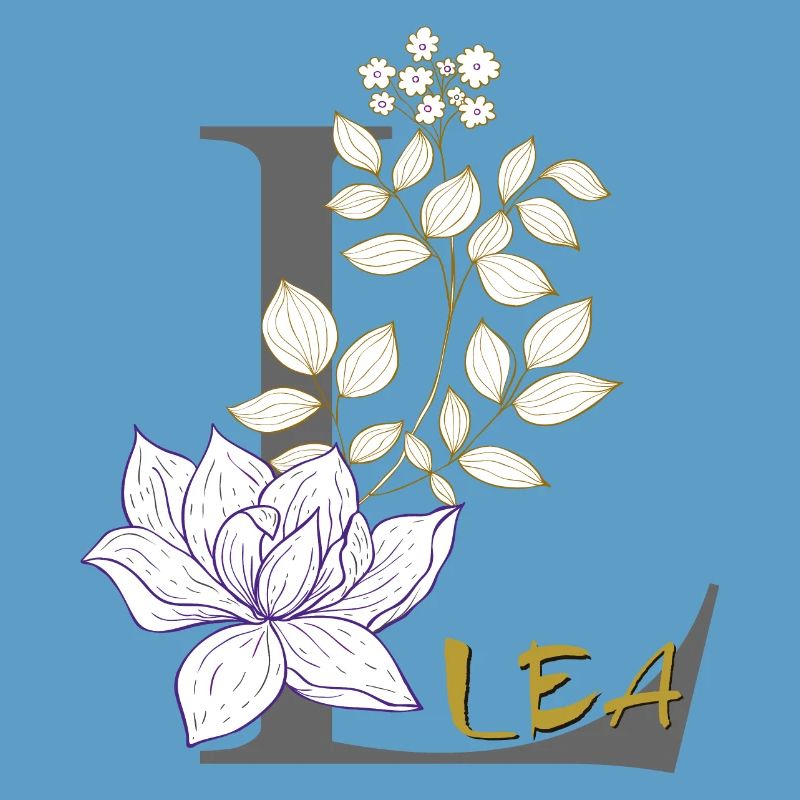 Buchstabe L Initiale Lea