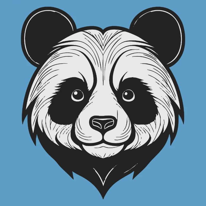 Charming Panda Mask Design