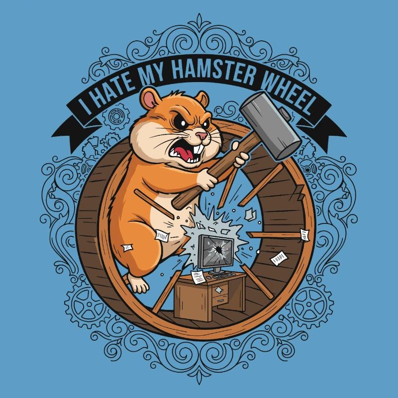 I hate my work hamster wheel