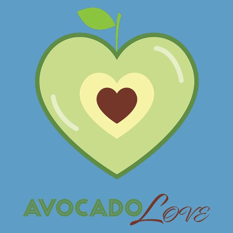 Avocado Herz Liebe