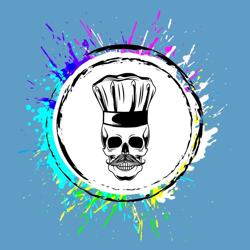 Skeleton Chef Skull Chef