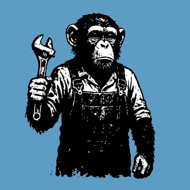 Labour Day Monkey Worker