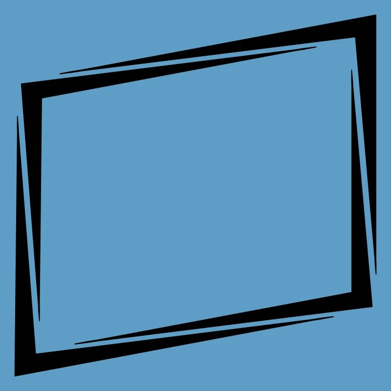 Cadre rectangle bouclier