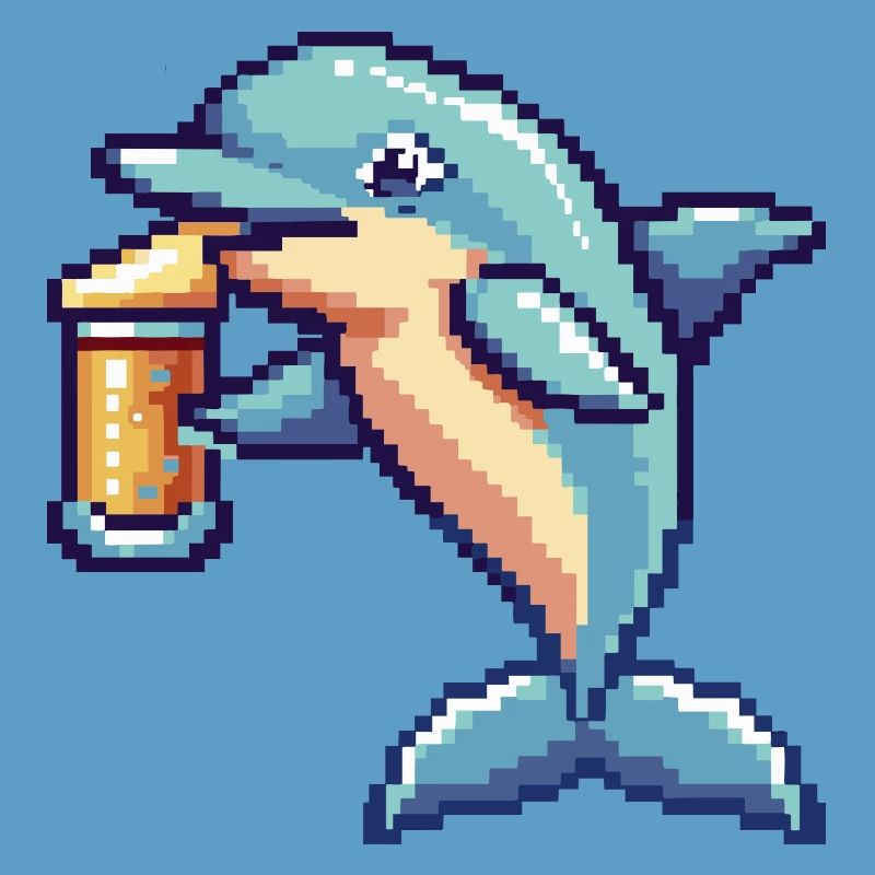 Delfin Beer Pixel