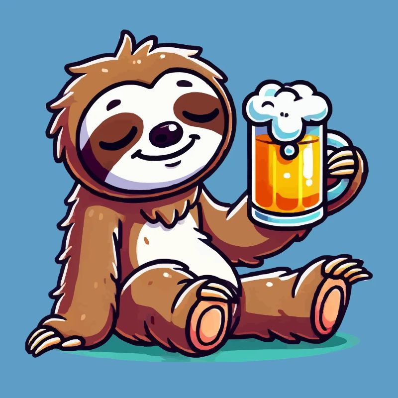 Sloth Beer Comic