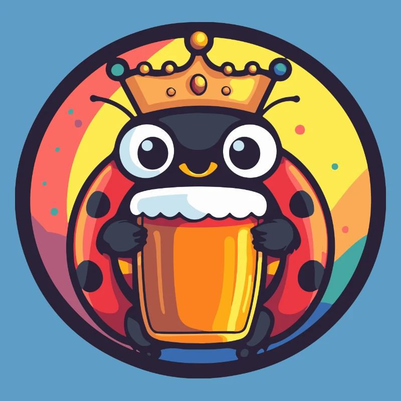 Marienkäfer Bier Comic