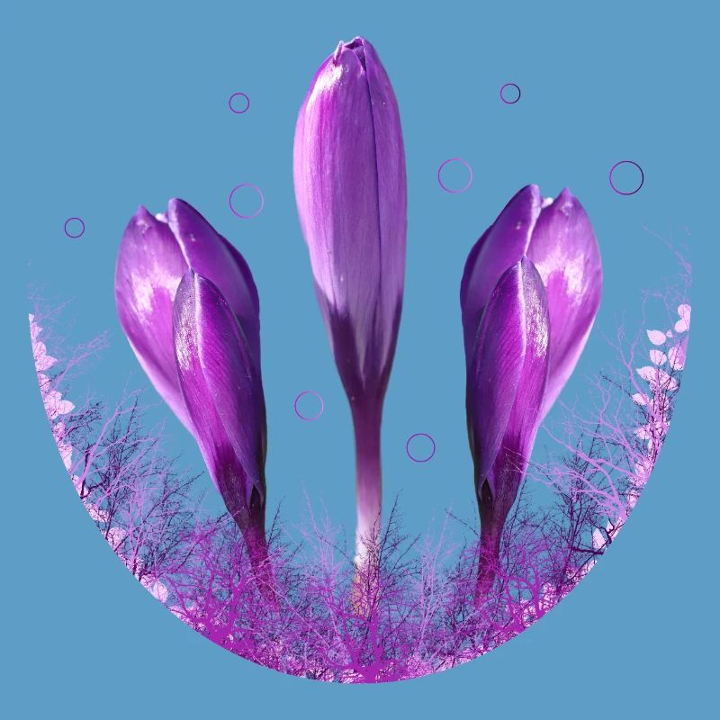 Crocus Crocus Fleurs Violettes