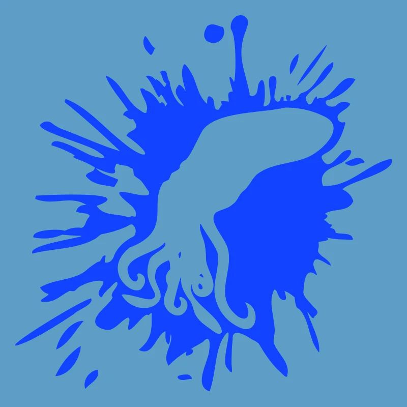 Octopus Paint Blobs Octopus Drops Graffiti Blobs