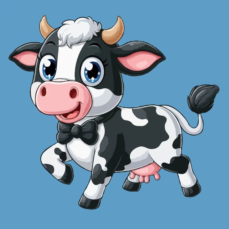 Vache heureuse