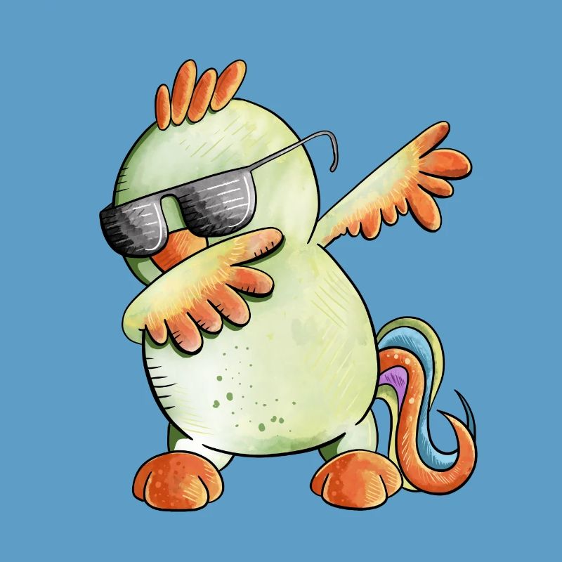 Dab Dance Rooster I Dabbendes Chicken