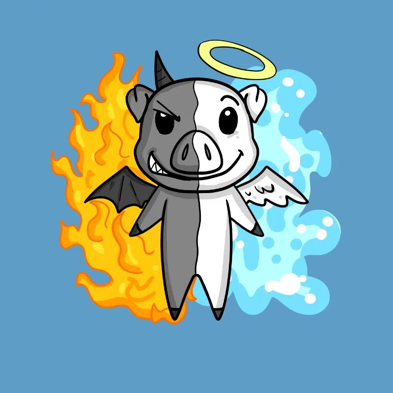 Pig - Angel and Devil