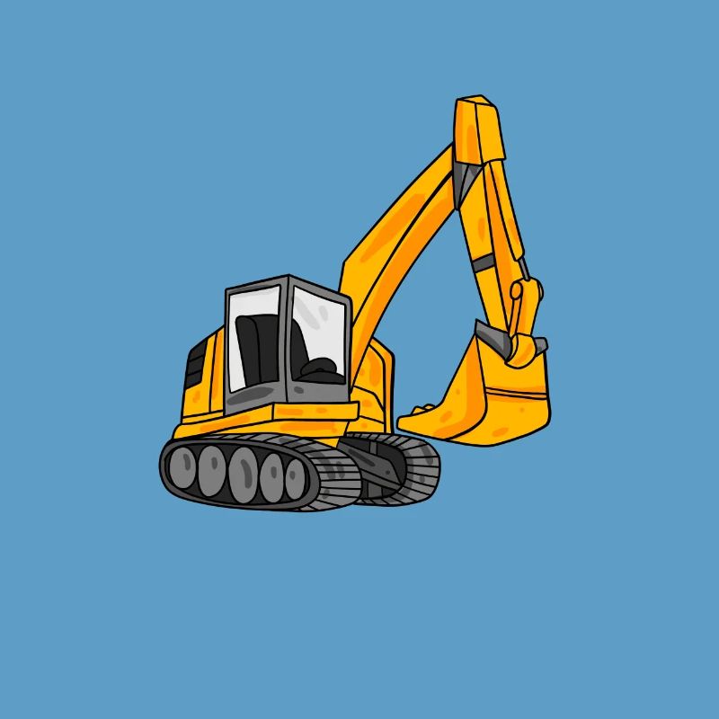 Bagger Baggerfahrer Geschenk