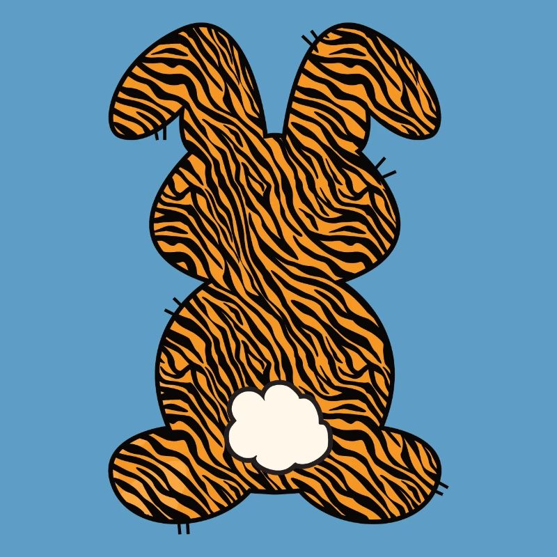 Tiger Pattern Rabbit Easter