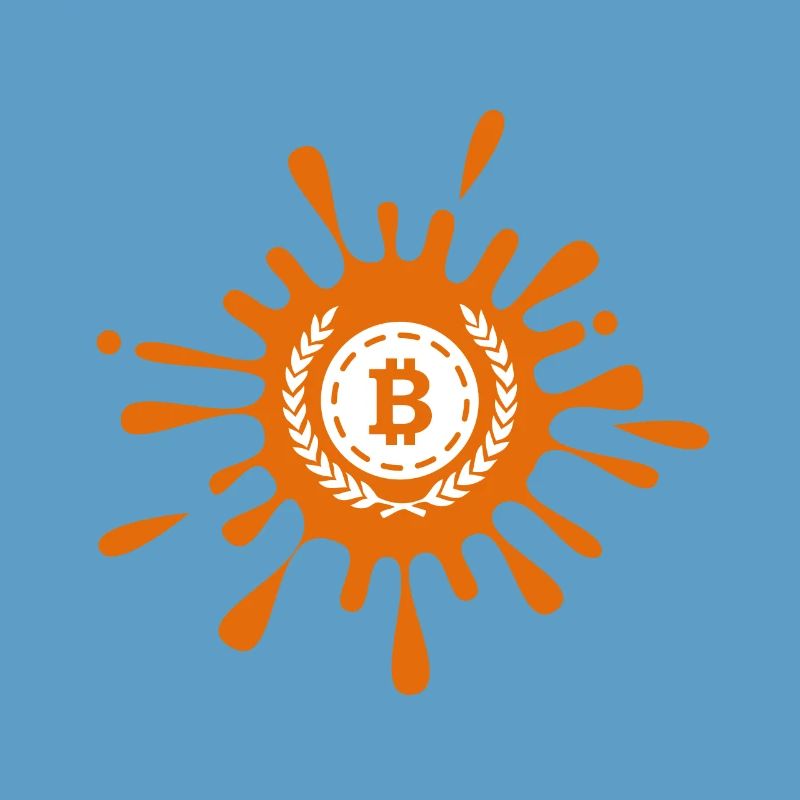 Bitcoin Crypto Cryptocurrency Splash