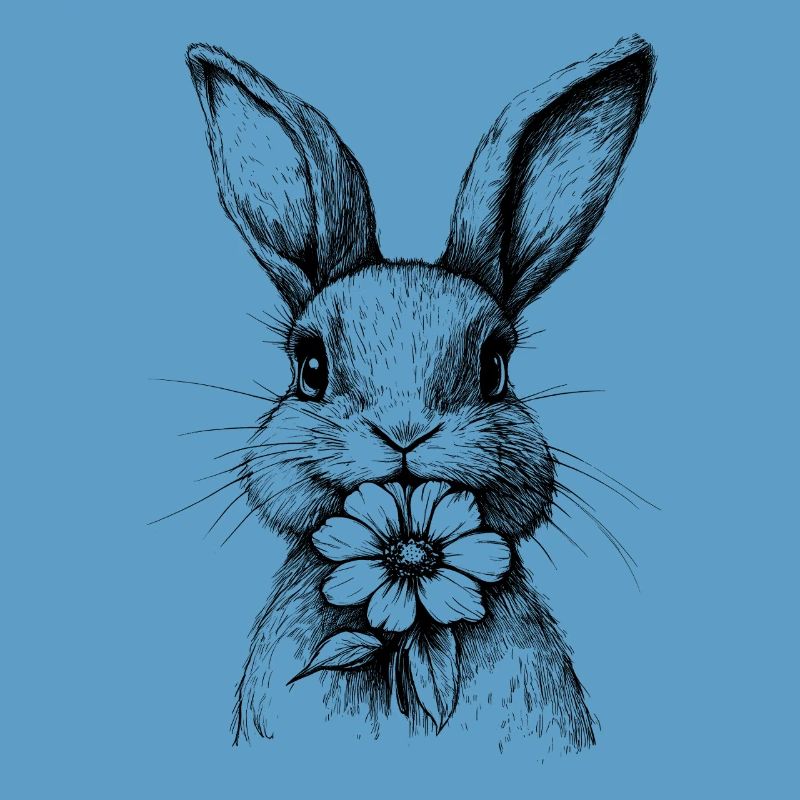 Easter Bunny Flower Bunny Cottagecore Spring