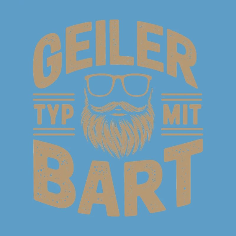 Geiler Typ Mit Bart Bartträger Barbier Vollbart