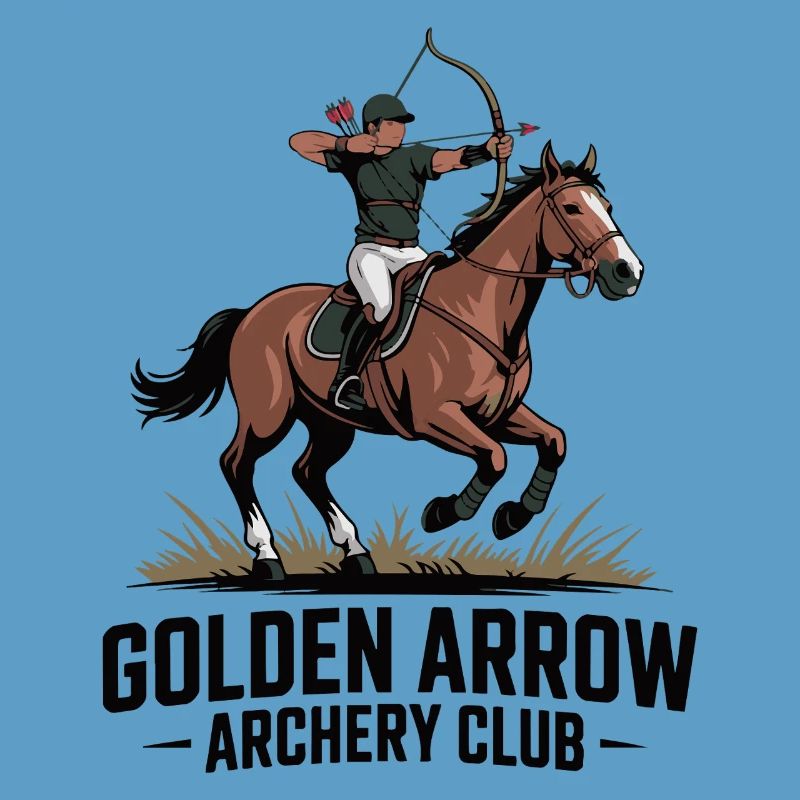Dynamic Archer Crest on Horseback