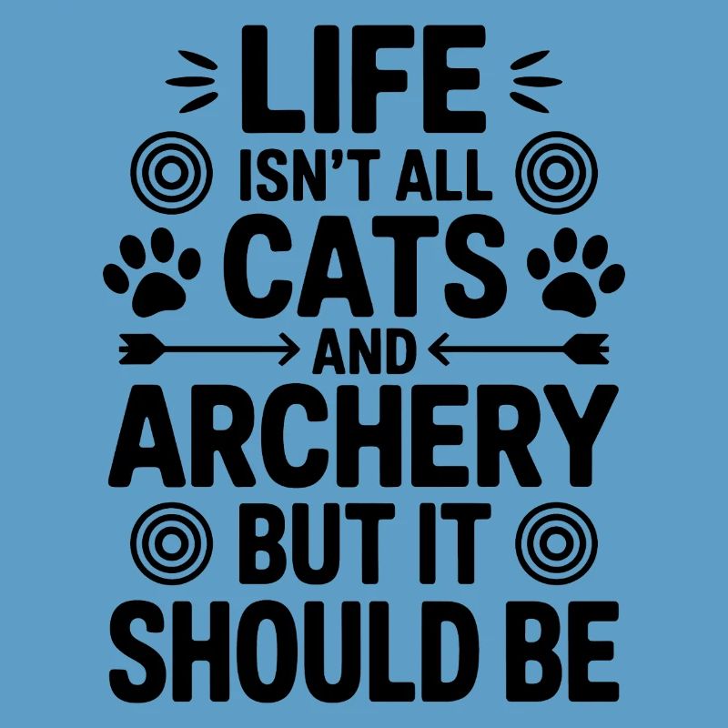 Bogenschießen Spruch Katzen Bogenschießen Geschenk